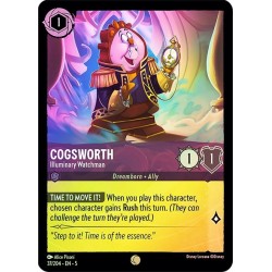 Carta Foil Cogsworth - Illuminary Watchman | Disney Lorcana #037/204·EN·5