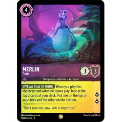 Carta Foil Merlin - Turtle | Disney Lorcana #038/204·EN·5