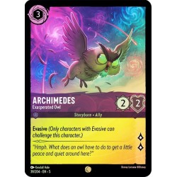Carta Foil Archimedes - Exasperated Owl | Disney Lorcana #039/204·EN·5