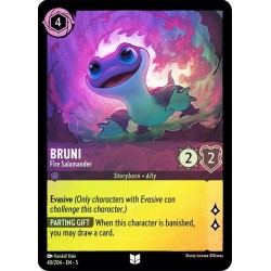 Carta Foil Bruni - Fire Salamander | Disney Lorcana #040/204·EN·5