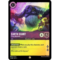 Carta Foil Earth Giant - Living Mountain | Disney Lorcana 041/204·EN·5