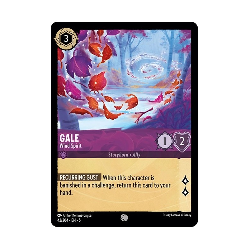 Carta Gale - Wind Spirit | Disney Lorcana #042/204·EN·5 Carta Gale - Wind Spirit | Disney Lorcana #042/204·EN·5
