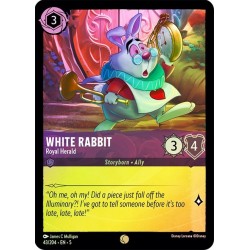 Carta Foil White Rabbit - Royal Herald | Disney Lorcana #043/204·EN·5