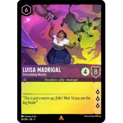 Carta Foil Luisa Madrigal - Entertaining Muscle Lorcana #045/204·EN·5