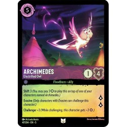 Carta Foil Archimedes - Electrified Owl | Disney Lorcana #047/204·EN·5