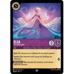 Carta Elsa - The Fifth Spirit | Disney Lorcana #048/204·EN·5