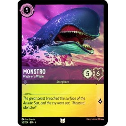 Carta Foil Monstro - Whale of a Whale | Disney Lorcana #052/204·EN·5