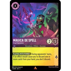 Carta Foil Magica De Spell - Cruel Sorceress | Lorcana #053/204·EN·5