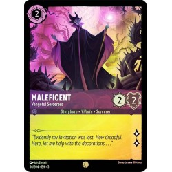 Carta Foil Maleficent - Vengeful Sorceress | Lorcana #054/204·EN·5
