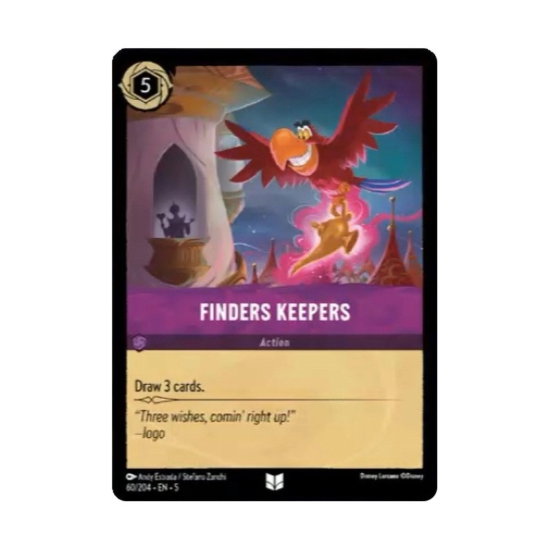 Carta Finders Keepers | Disney Lorcana #060/204·EN·5 Carta Finders Keepers | Disney Lorcana #060/204·EN·5