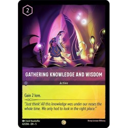Carta Foil Gathering Knowledge and Wisdom Disney Lorcana #062/204·EN·5
