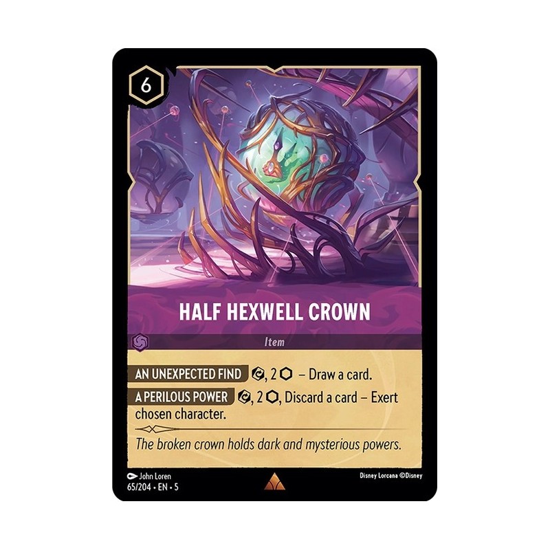 Carta Half Hexwell Crown | Disney Lorcana #065/204·EN·5 Carta Half Hexwell Crown | Disney Lorcana #065/204·EN·5