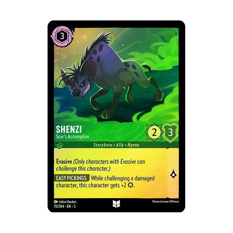 Carta Foil Shenzi - Scar's Accomplice | Disney Lorcana #070/204·EN·5