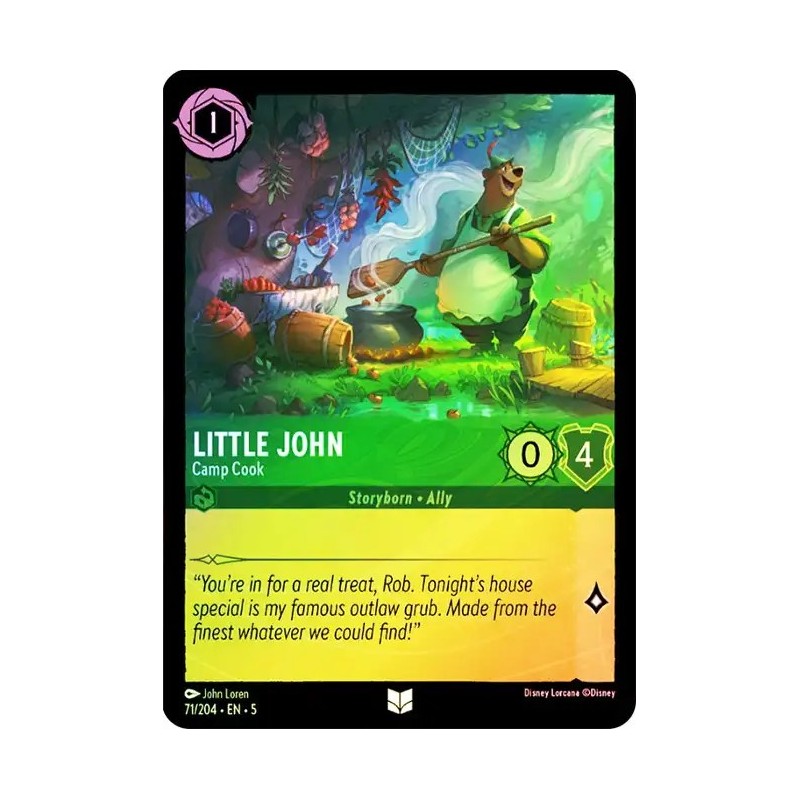 Carta Foil Little John - Camp Cook | Disney Lorcana #071/204·EN·5