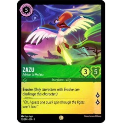 Carta Foil Zazu - Advisor to Mufasa | Disney Lorcana #072/204·EN·5