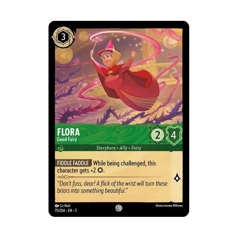 Carta Flora - Good Fairy | Disney Lorcana #075/204·EN·5 Carta Flora - Good Fairy | Disney Lorcana #075/204·EN·5