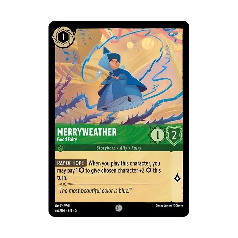 Carta Merryweather - Good Fairy | Disney Lorcana #076/204·EN·5