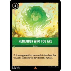 Carta Foil Remember Who You Are | Disney Lorcana #097/204·EN·5
