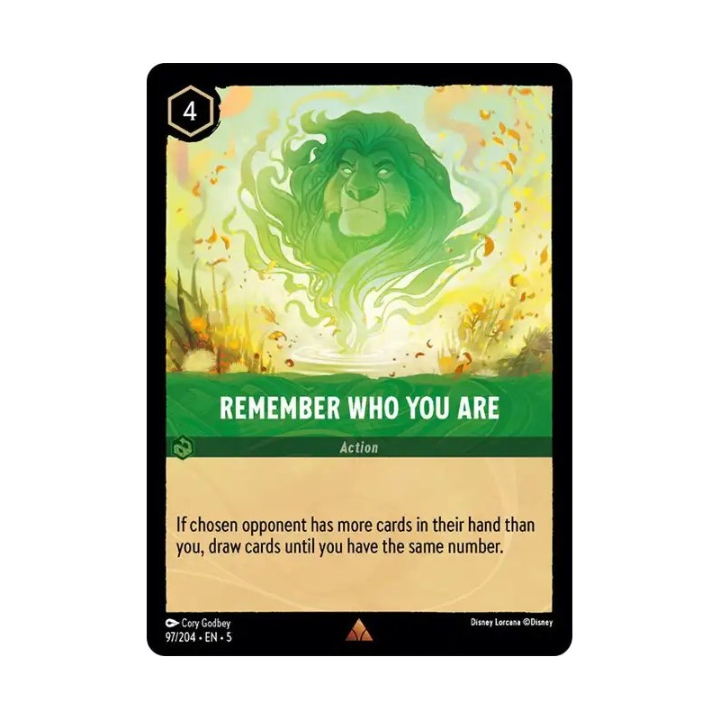 Carta Foil Remember Who You Are | Disney Lorcana #097/204·EN·5