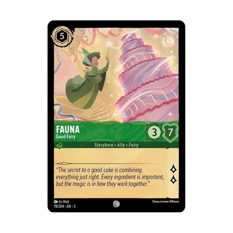 Carta Fauna - Good Fairy | Disney Lorcana #078/204·EN·5 Carta Fauna - Good Fairy | Disney Lorcana #078/204·EN·5