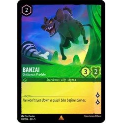Carta Foil Banzai - Gluttonous Predator | Disney Lorcana #080/204·EN·5