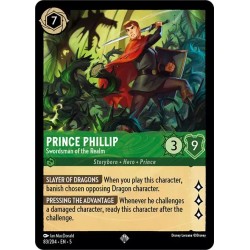 Carta Prince Phillip - Swordsman of the Realm | Lorcana #083/204·EN·5