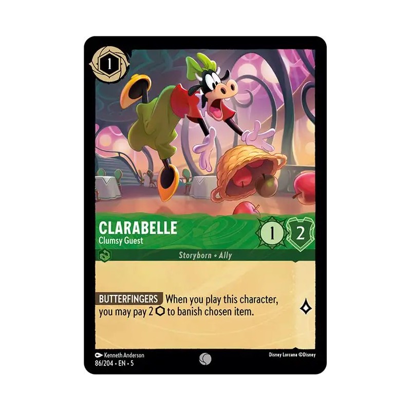 Carta Clarabelle - Clumsy Guest | Disney Lorcana #086/204·EN·5