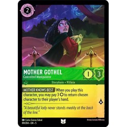 Carta Foil Mother Gothel - Conceited Manipulator Lorcana #089/204·EN·5