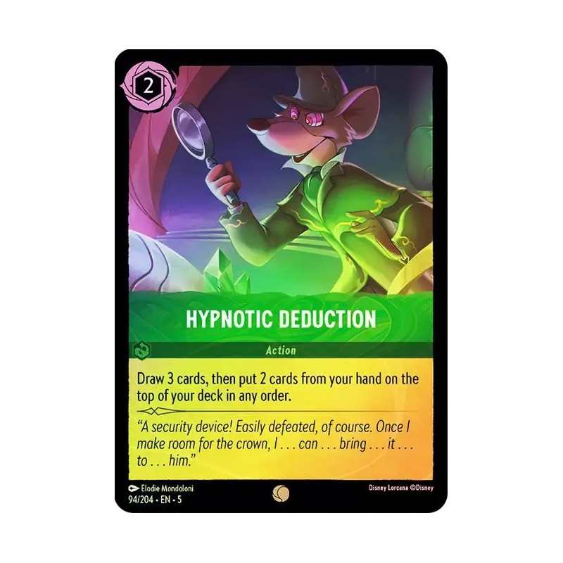 Carta Foil Hypnotic Deduction | Disney Lorcana #094/204·EN·5