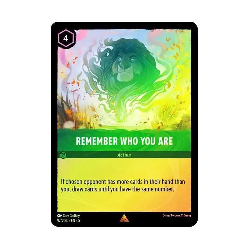 Carta Foil Remember Who You Are | Disney Lorcana #097/204·EN·5