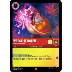Carta Foil Wreck-It Ralph - Demolition Dude | Lorcana #104/204·EN·5