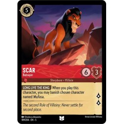 Carta Scar - Betrayer | Disney Lorcana #109/204·EN·5