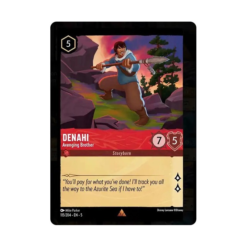 Carta Denahi - Avenging Brother | Disney Lorcana #115/204·EN·5 Carta Denahi - Avenging Brother | Disney Lorcana #115/204·EN·5
