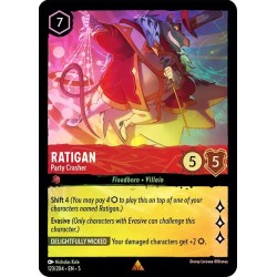 Carta Foil Ratigan - Party Crasher | Disney Lorcana #123/204·EN·5