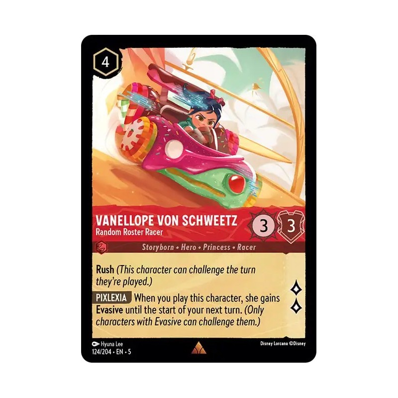 Carta Vanellope Von Schweetz - Random Roster Racer | #124/204·EN·5