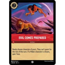 Carta Evil Comes Prepared | Disney Lorcana #128/204·EN·5