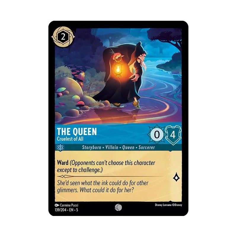 Carta The Queen - Cruelest of All | Disney Lorcana #139/204·EN·5 Carta The Queen - Cruelest of All | Disney Lorcana #139/204·EN·5