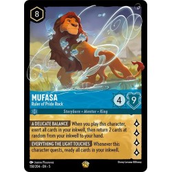 Carta Mufasa - Ruler of Pride Rock | Disney Lorcana #150/204·EN·5