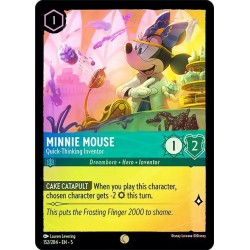 Carta Foil Minnie Mouse - Quick-Thinking Inventor Lorcana 152/204·EN·5