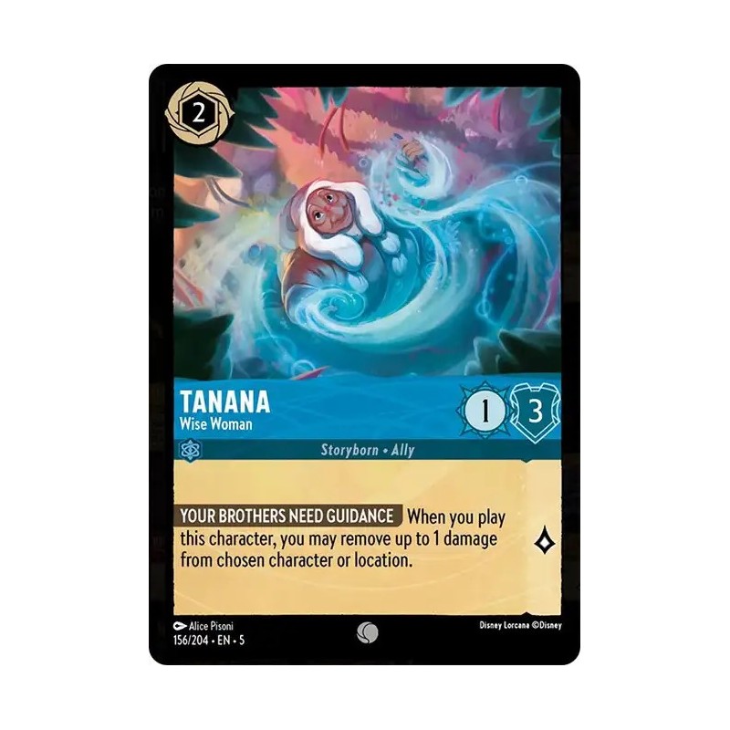 Carta Tanana - Wise Woman | Disney Lorcana #156/204·EN·5 Carta Tanana - Wise Woman | Disney Lorcana #156/204·EN·5