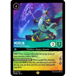 Carta Foil Merlin - Intellectual Visionary Disney Lorcana 159/204·EN·5