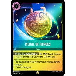 Carta Foil Medal of Heroes | Disney Lorcana #165/204·EN·5