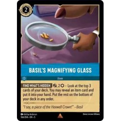 Carta Basil's Magnifying Glass | Disney Lorcana #166/204·EN·5