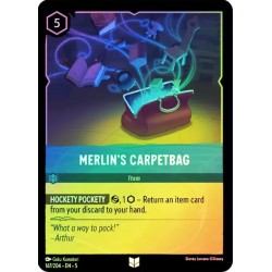 Carta Foil Merlin's Carpetbag | Disney Lorcana #167/204·EN·5