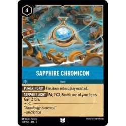 Carta Sapphire Chromicon | Disney Lorcana #168/204·EN·5
