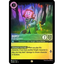 Carta Foil Dopey - Knight Apprentice | Disney Lorcana #181/204·EN·5