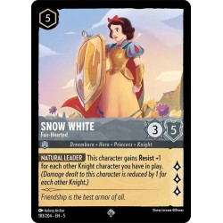 Carta Snow White - Fair-Hearted | Disney Lorcana #183/204·EN·5