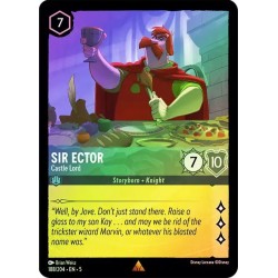 Carta Foil Sir Ector - Castle Lord | Disney Lorcana #188/204·EN·5