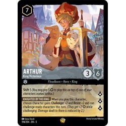 Carta Arthur - King Victorious | Disney Lorcana #194/204·EN·5
