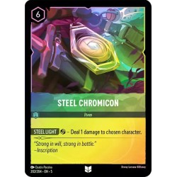 Carta Foil Steel Chromicon | Disney Lorcana #202/204·EN·5